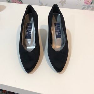 🌟Stuart Weitzman black satin pump🌟